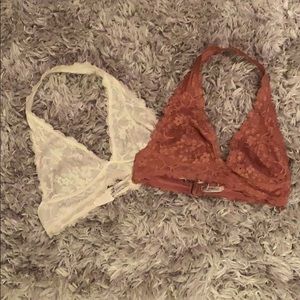 2 Free People Bralettes